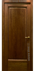 Дверь из массива дуба Экста Вуд - неаполь светлый дуб