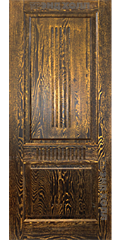 Дверь из массива дуба Экста Вуд - мореный дуб