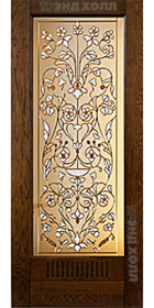 Дверь из массива дуба модель Неаполь старинный дуб-3
